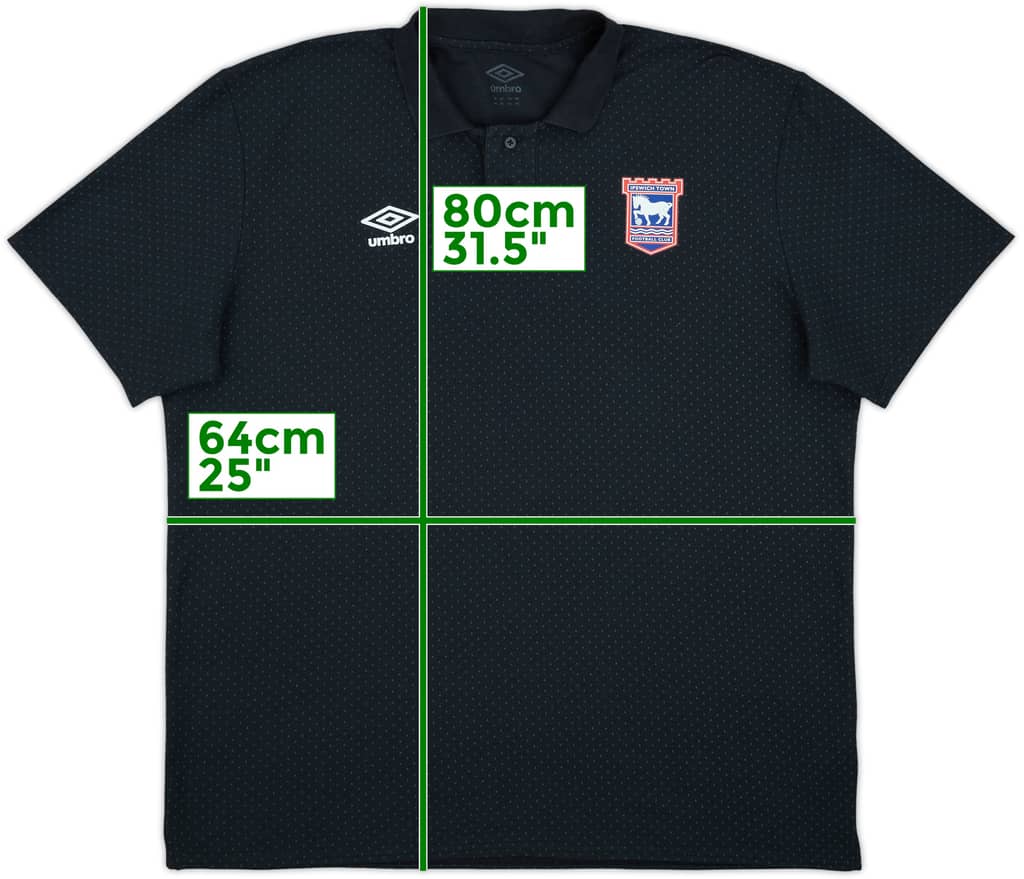 2022-23 Ipswich Umbro Polo Shirt - 10/10 - (3XL)