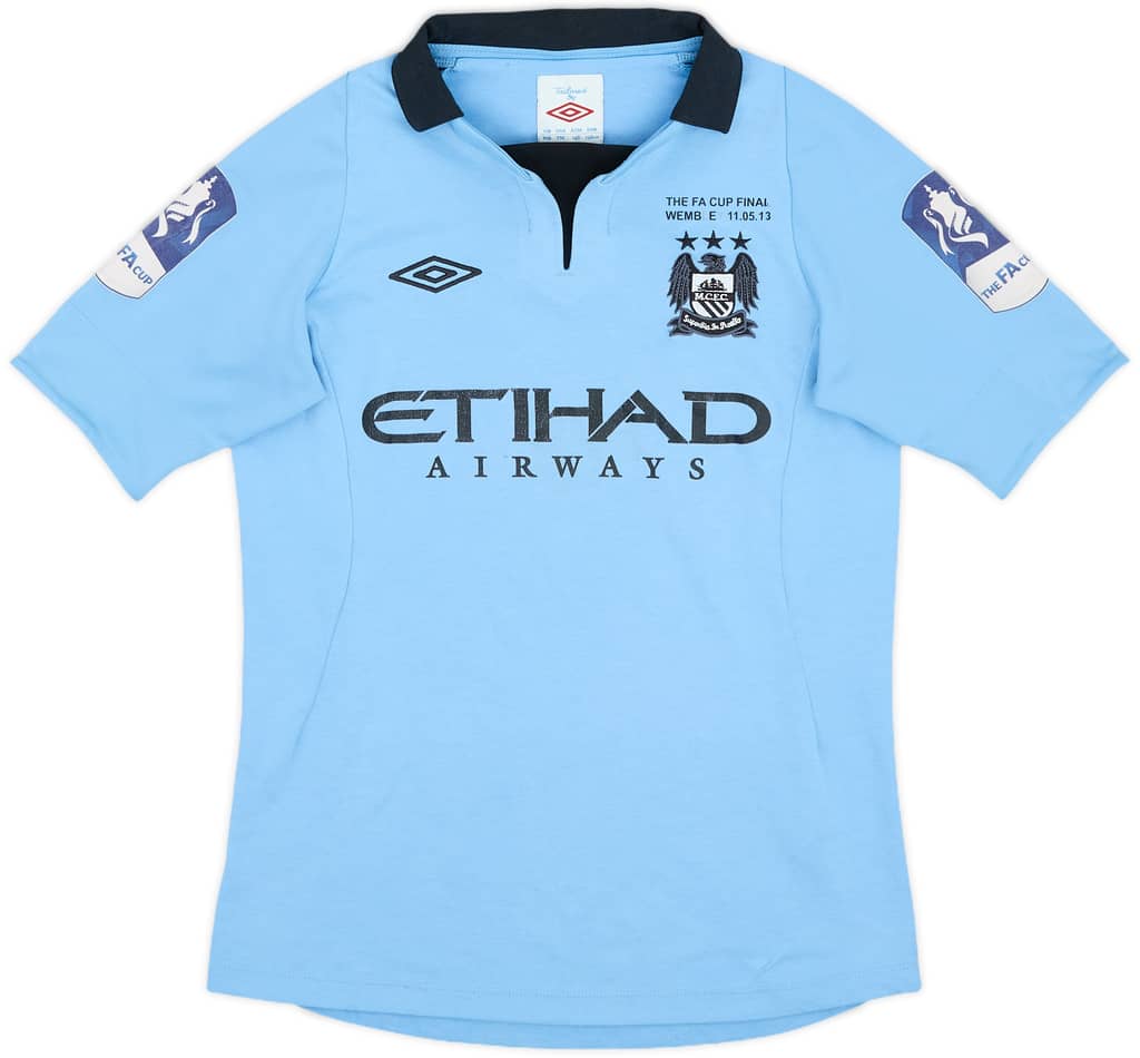 2012-13 Manchester City Home Shirt - 6/10 - (M.Boys)