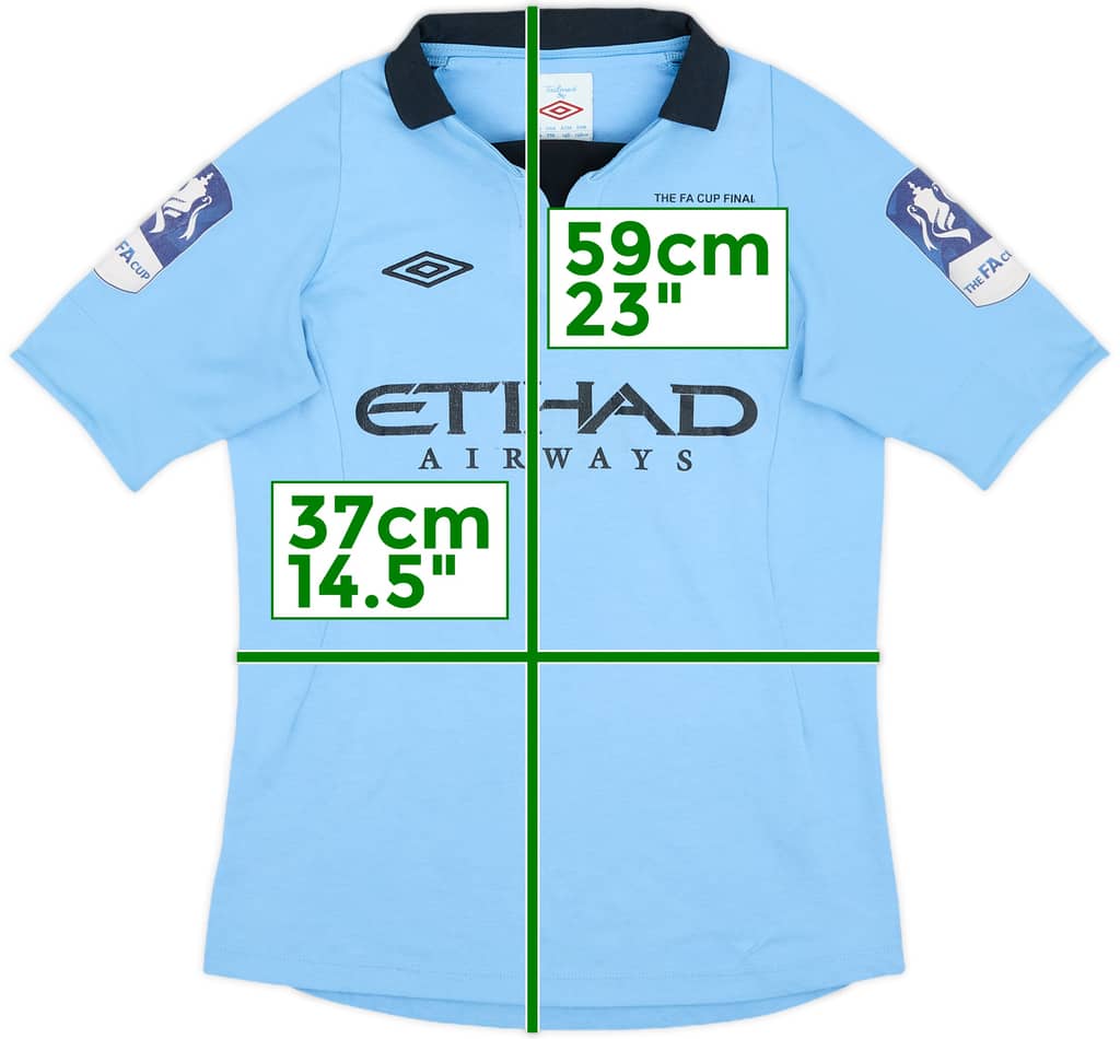 2012-13 Manchester City Home Shirt - 6/10 - (M.Boys)