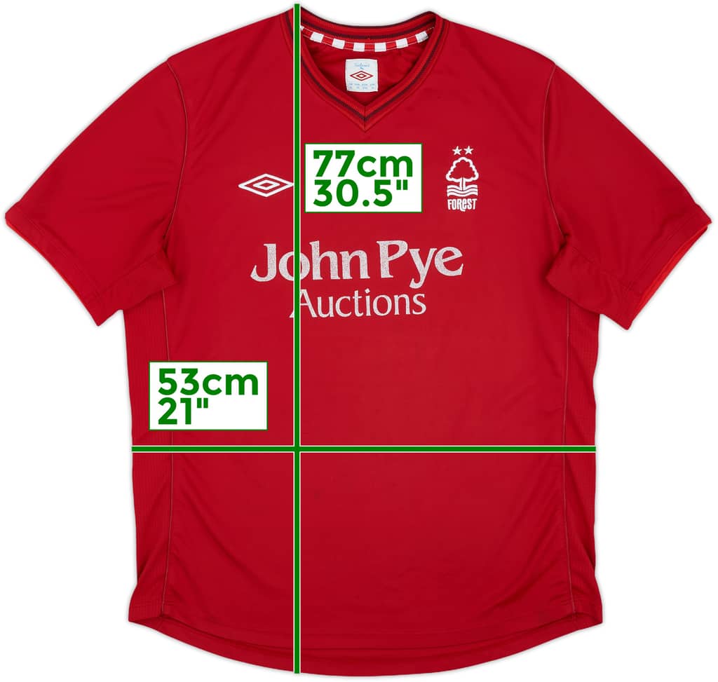 2012-13 Nottingham Forest Home Shirt - 6/10 - (XL)