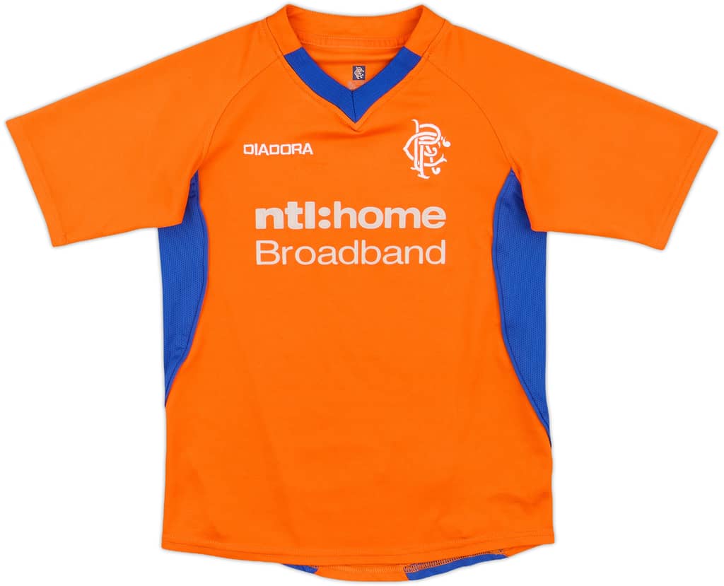 2002-03 Rangers Away Shirt - 8/10 - (S.Boys)