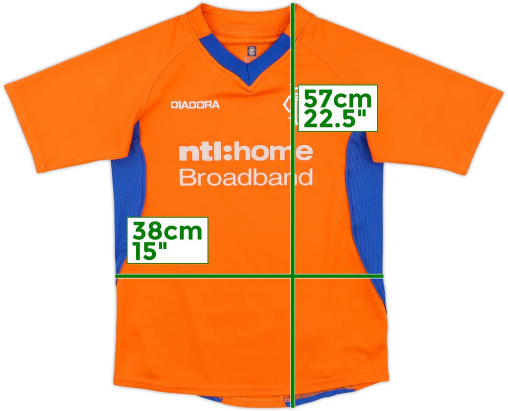 2002-03 Rangers Away Shirt - 8/10 - (S.Boys)
