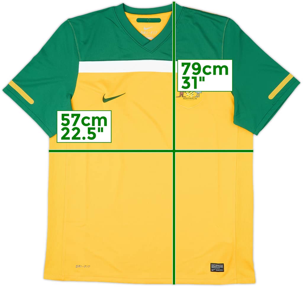 2010-11 Australia Home Shirt - 9/10 - (L)