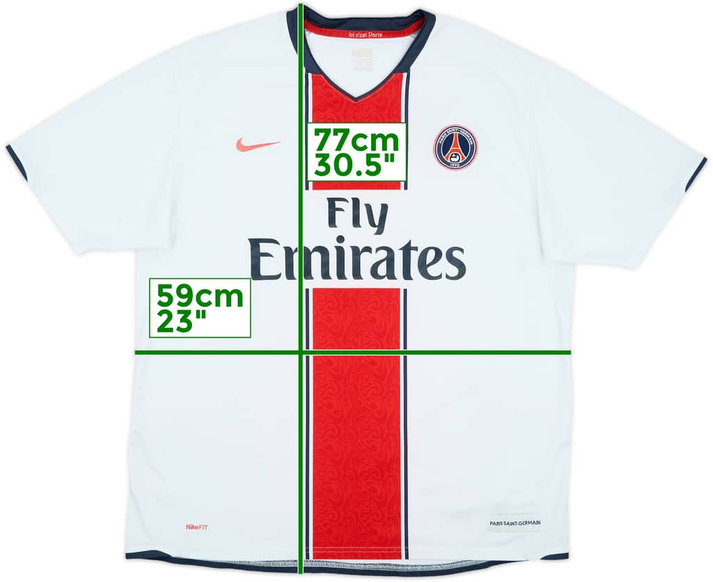 2007-08 Paris Saint-Germain Away Shirt - 5/10 - (XL)