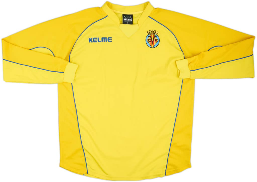 2003-04 Villarreal Home L/S Shirt - 7/10 - (L)