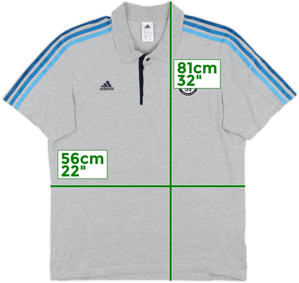 2012-13 Chelsea adidas Polo Shirt - 9/10 - (XL)