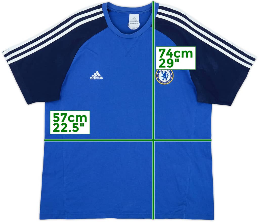 2007-08 Chelsea adidas Cotton Tee - 9/10 - (L)