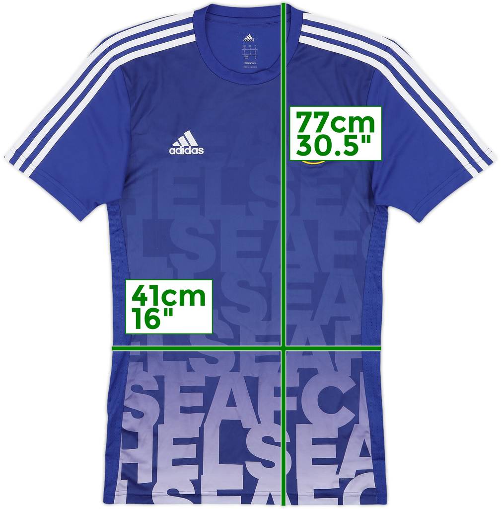 2015-16 Chelsea adidas Training Shirt - 8/10 - (S)