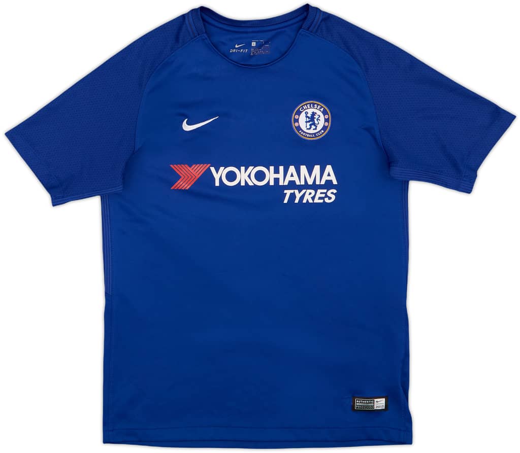 2017-18 Chelsea Home Shirt - 8/10 - (L.Boys)