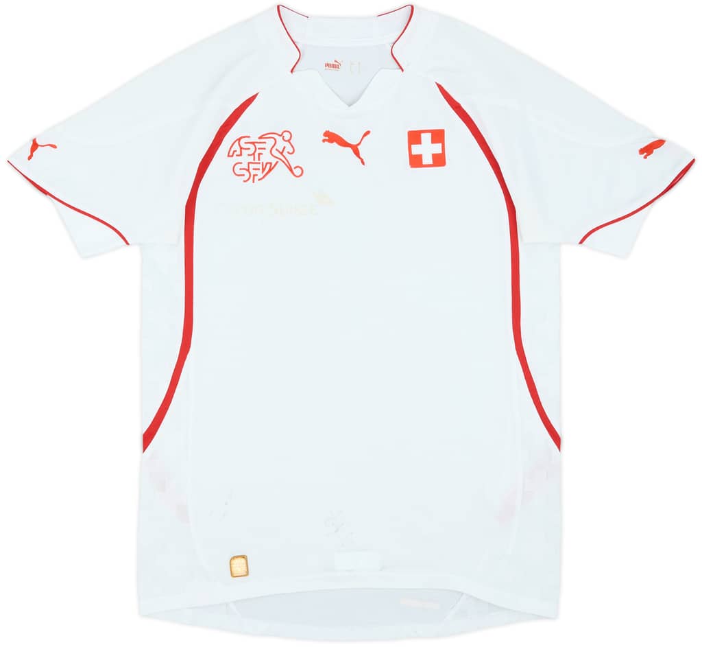 2010-11 Switzerland Signed Away Shirt - 5/10 - (S)