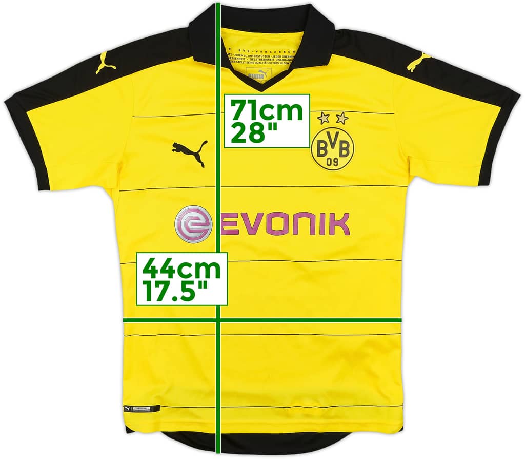 2015-16 Borussia Dortmund Home Shirt - 8/10 - (XL.Boys)