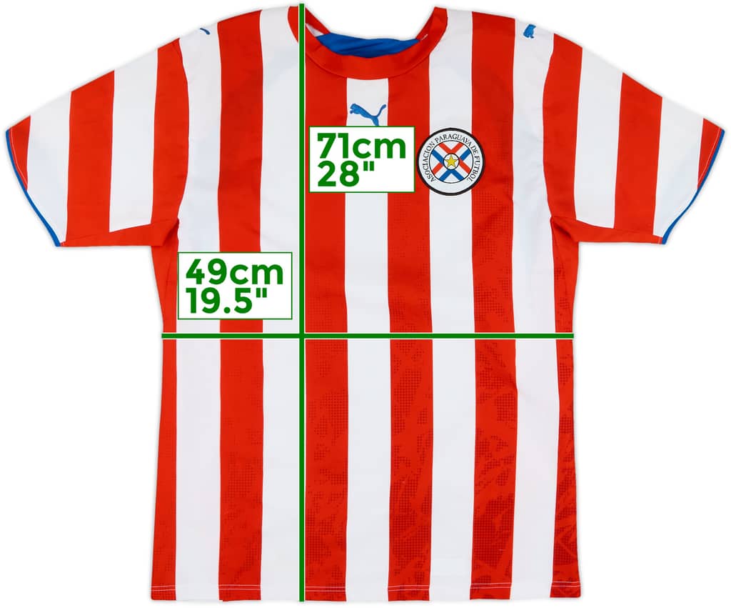 2006-07 Paraguay Home Shirt - 8/10 - (M)