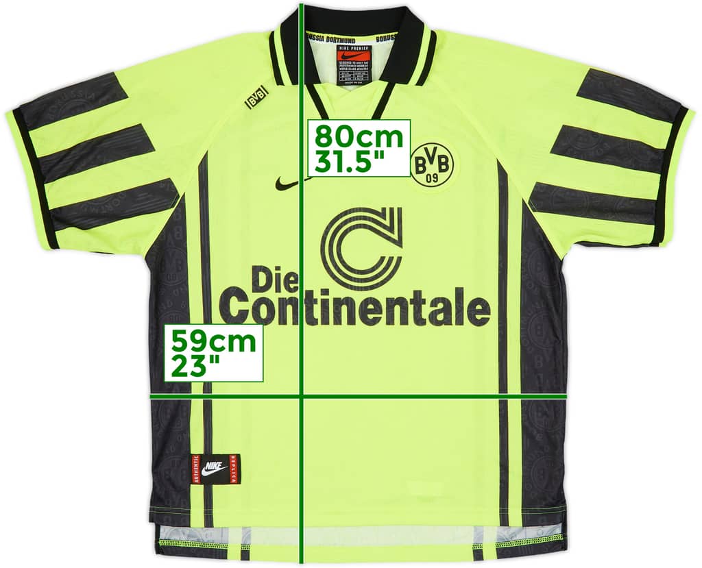 1996-97 Borussia Dortmund Home Shirt - 8/10 - (XL)