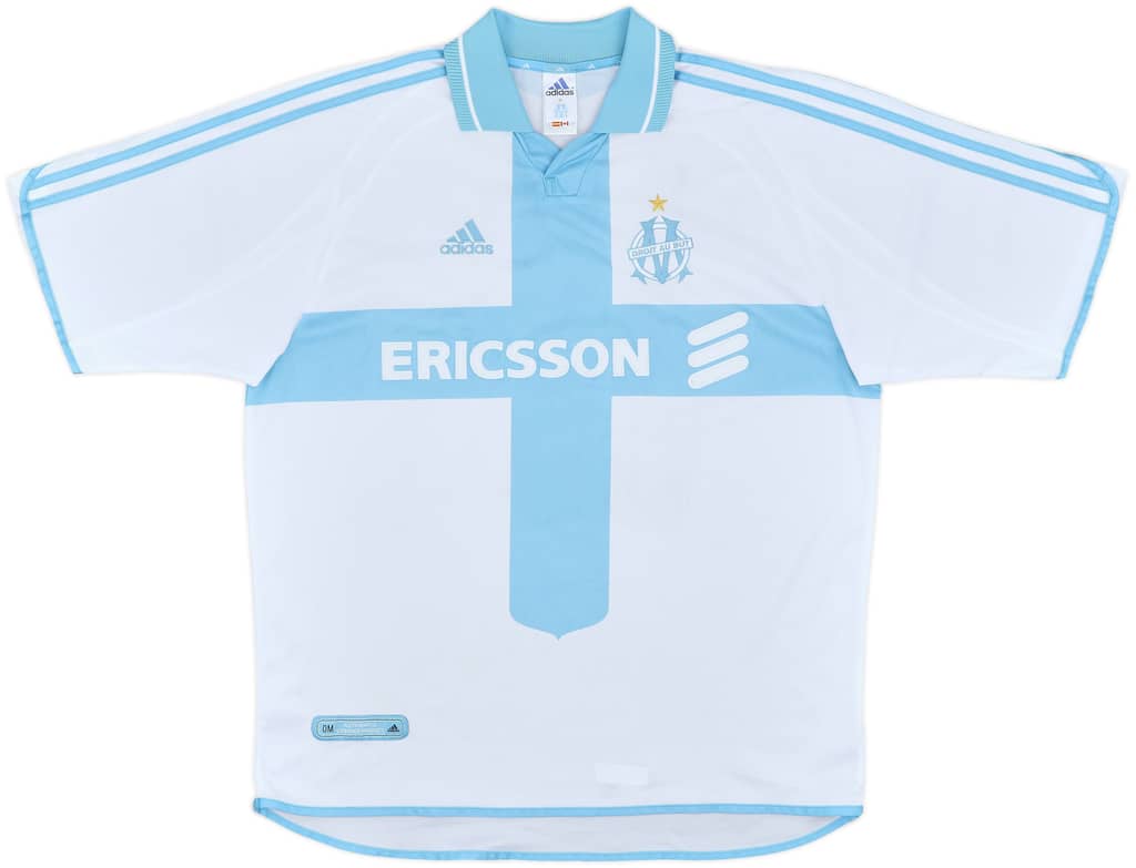 2000-01 Olympique Marseille Home Shirt - 6/10 - (XL)