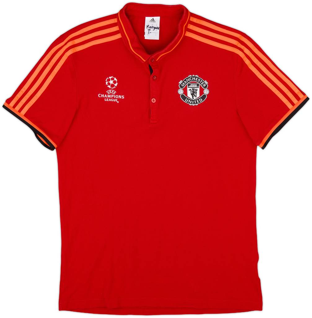 2015-16 Manchester United adidas CL Polo Shirt - 8/10 - (M)