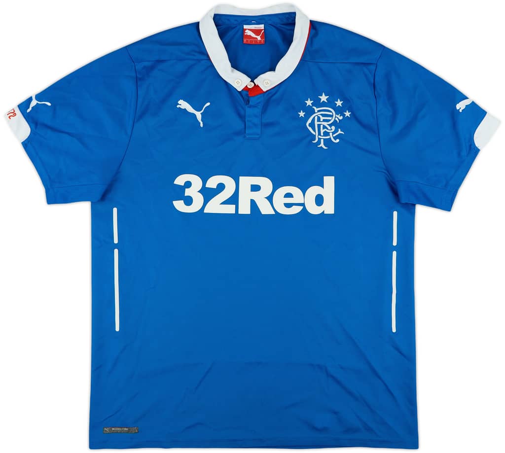 2014-15 Rangers Home Shirt - 8/10 - (L)