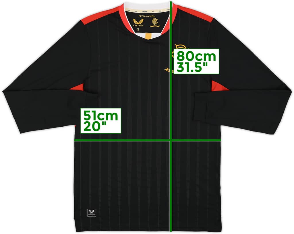 2021-22 Rangers '150 Years Anniversary' Away L/S Shirt - 10/10 - (S)
