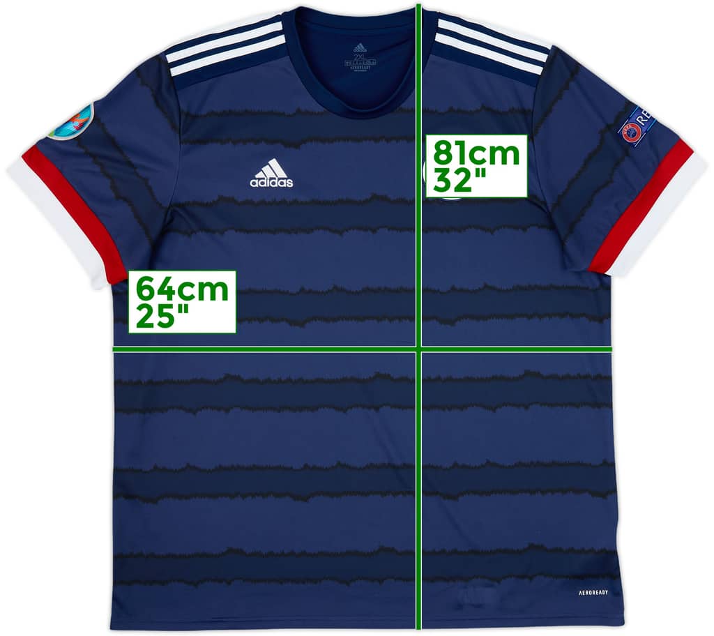 2020-22 Scotland Home Shirt - 8/10 - (XXL)