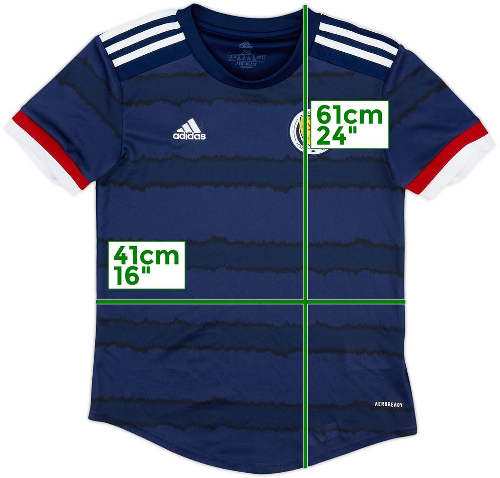 2020-22 Scotland Home Shirt - 9/10 - (Women's XS)