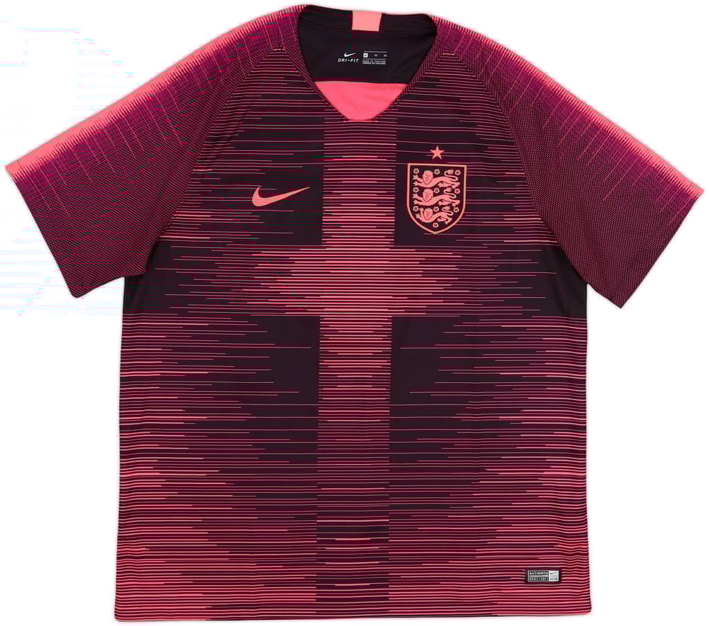 2018 England Nike Pre-Match Stadium Remix Shirt - 10/10 - (XL)