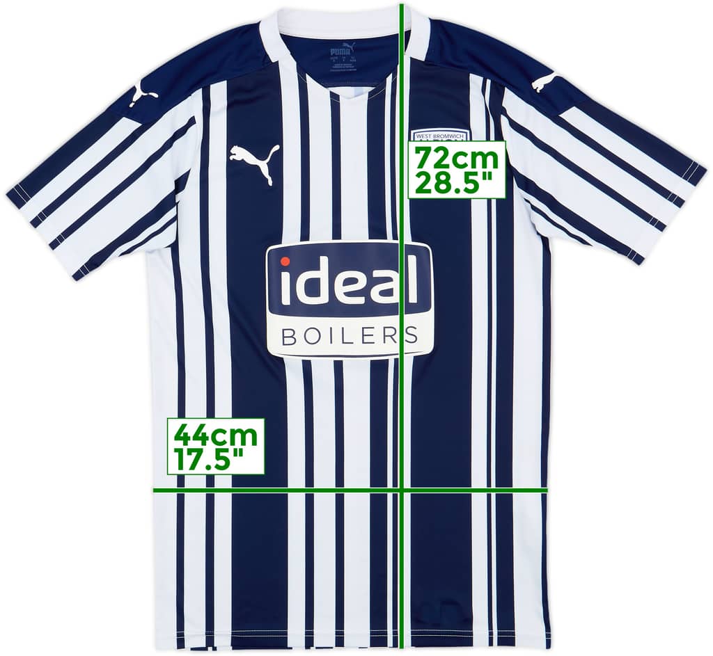 2020-21 West Brom Home Shirt - 8/10 - (S)