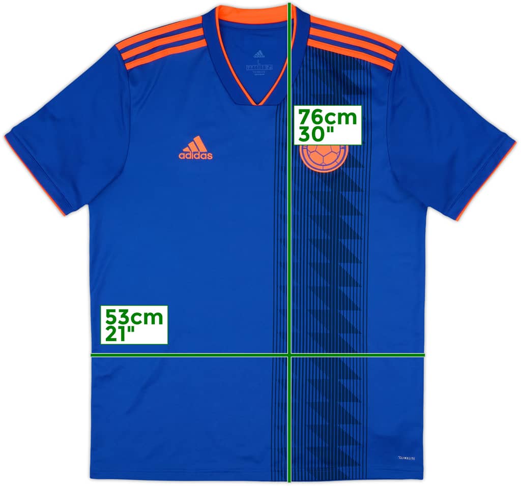 2018-19 Colombia Away Shirt - 10/10 - (L)