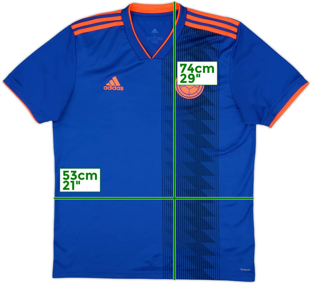 2018-19 Colombia Away Shirt - 10/10 - (L)