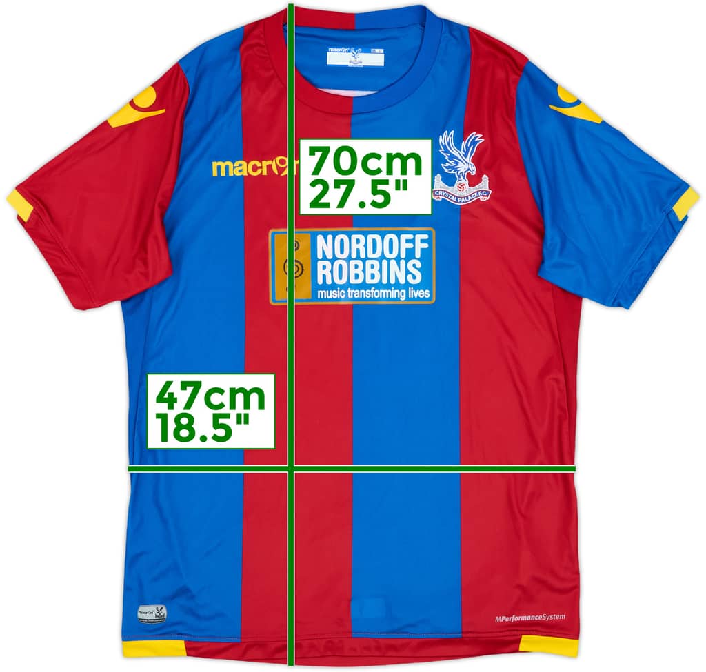 2015-16 Crystal Palace Youth Home Shirt - 10/10 - (S)