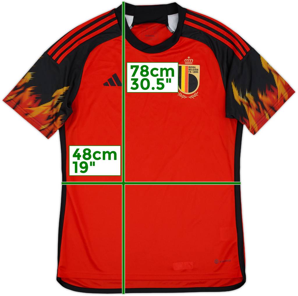 2022-23 Belgium Home Shirt - 9/10 - (M)