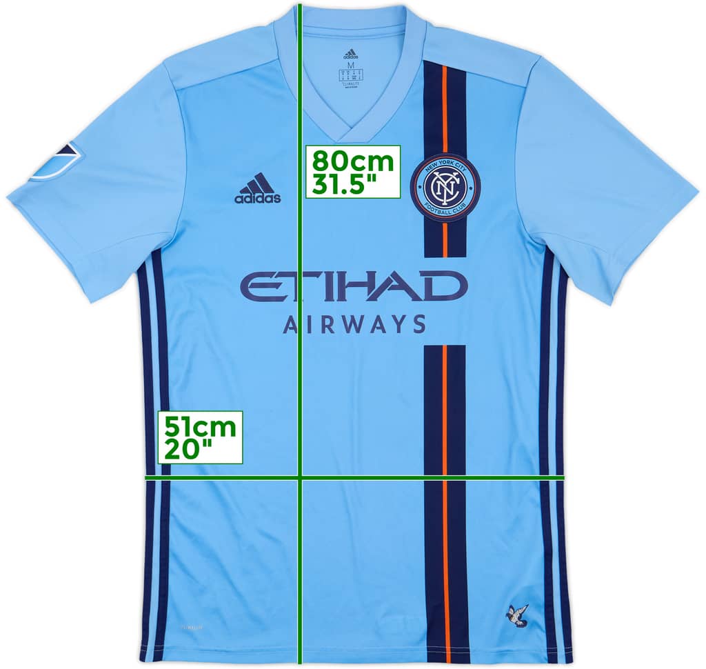 2019-20 New York City FC Home Shirt - 9/10 - (M)