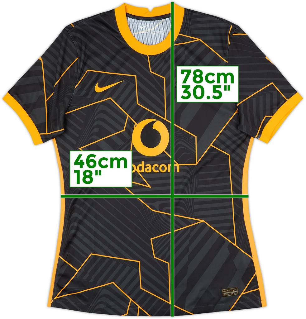 2021-22 Kaizer Chiefs Authentic Away Shirt - 10/10 - (L)