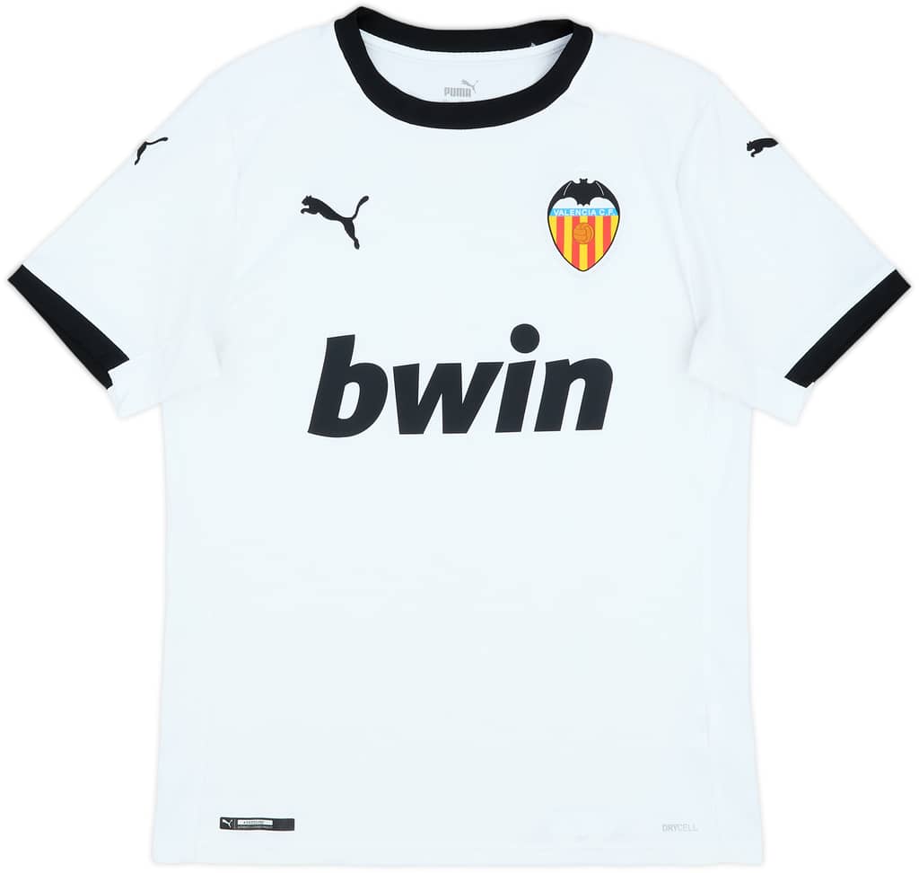 2020-21 Valencia Home Shirt - 8/10 - (S)