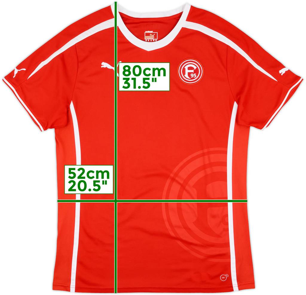 2015-16 Fortuna Dusseldorf Home Shirt - 9/10 - (XL)