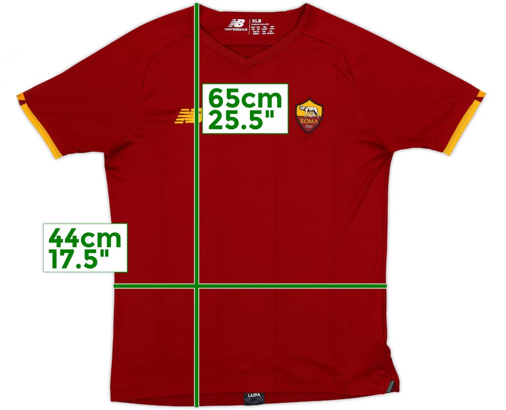 2021-22 Roma Home Shirt - 9/10 - (XL.Boys)