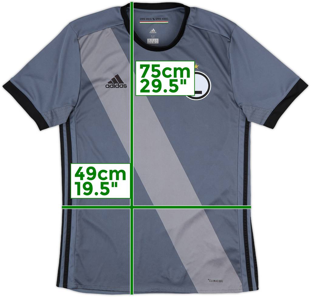 2017-18 Legia Warsaw Away Shirt - 9/10 - (M)