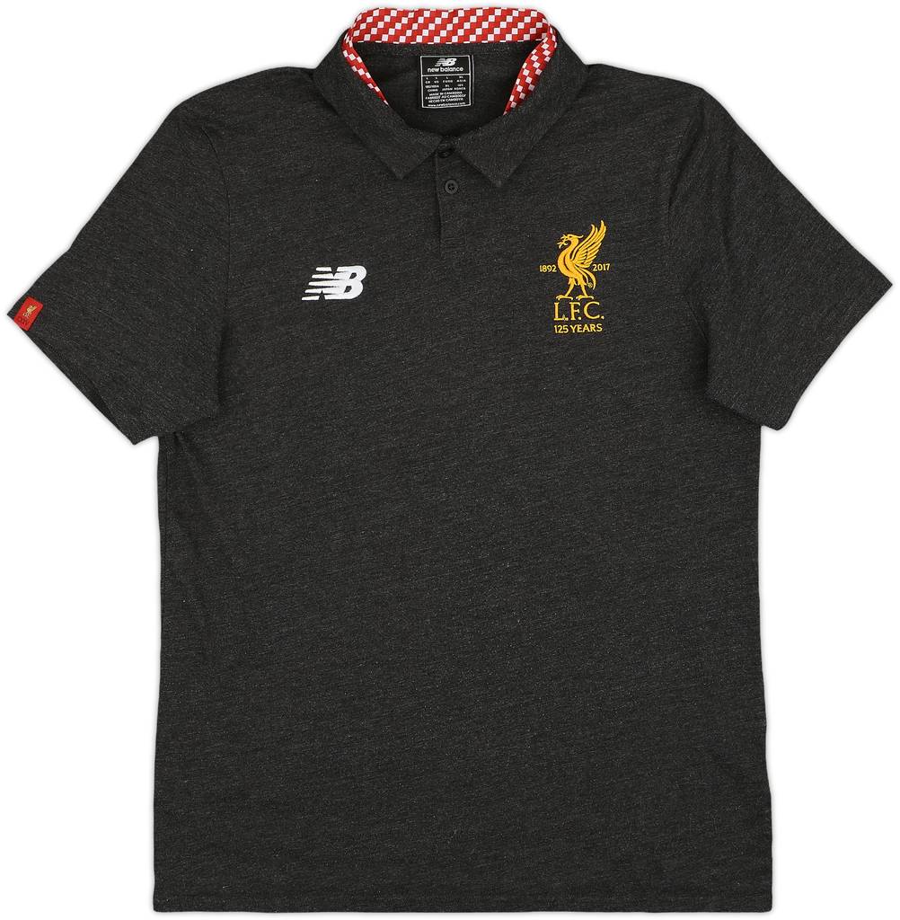2017-18 Liverpool New Balance Polo Shirt - 8/10 - (L)