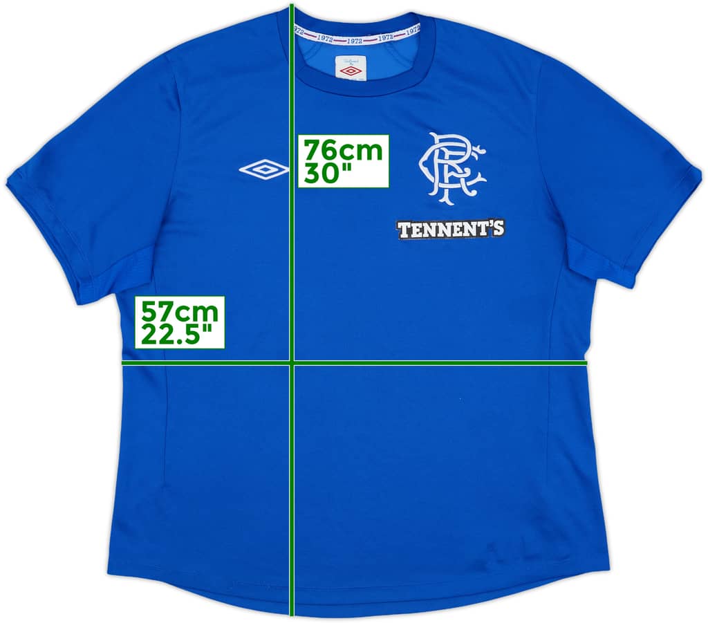 2012-13 Rangers Home Shirt - 7/10 - (XL)