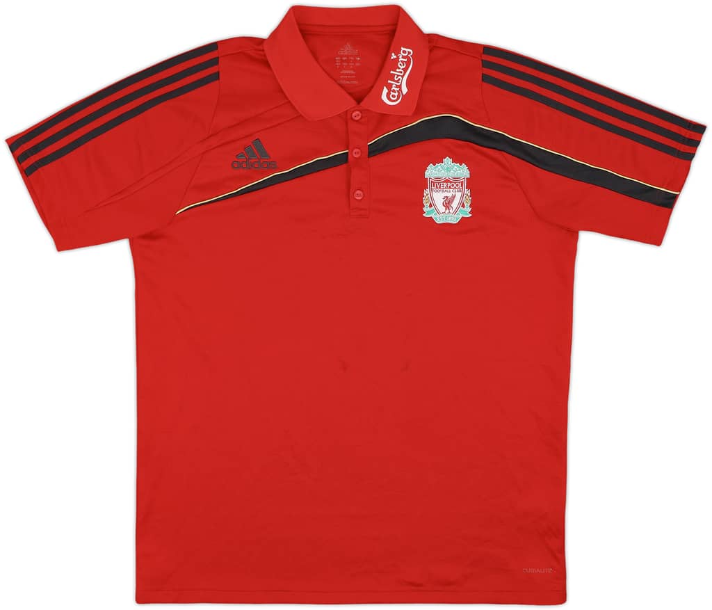 2009-10 Liverpool adidas Polo Shirt - 7/10 - (L/XL)