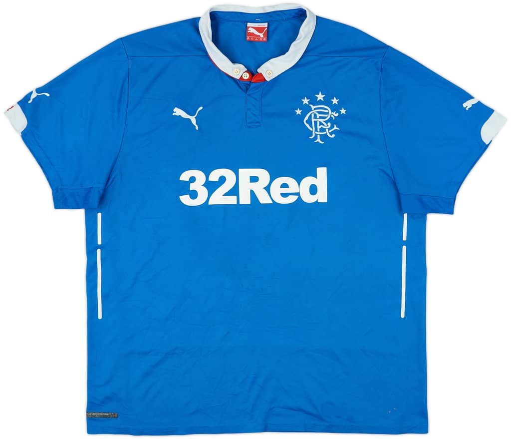 2014-15 Rangers Home Shirt - 6/10 - (XXL)