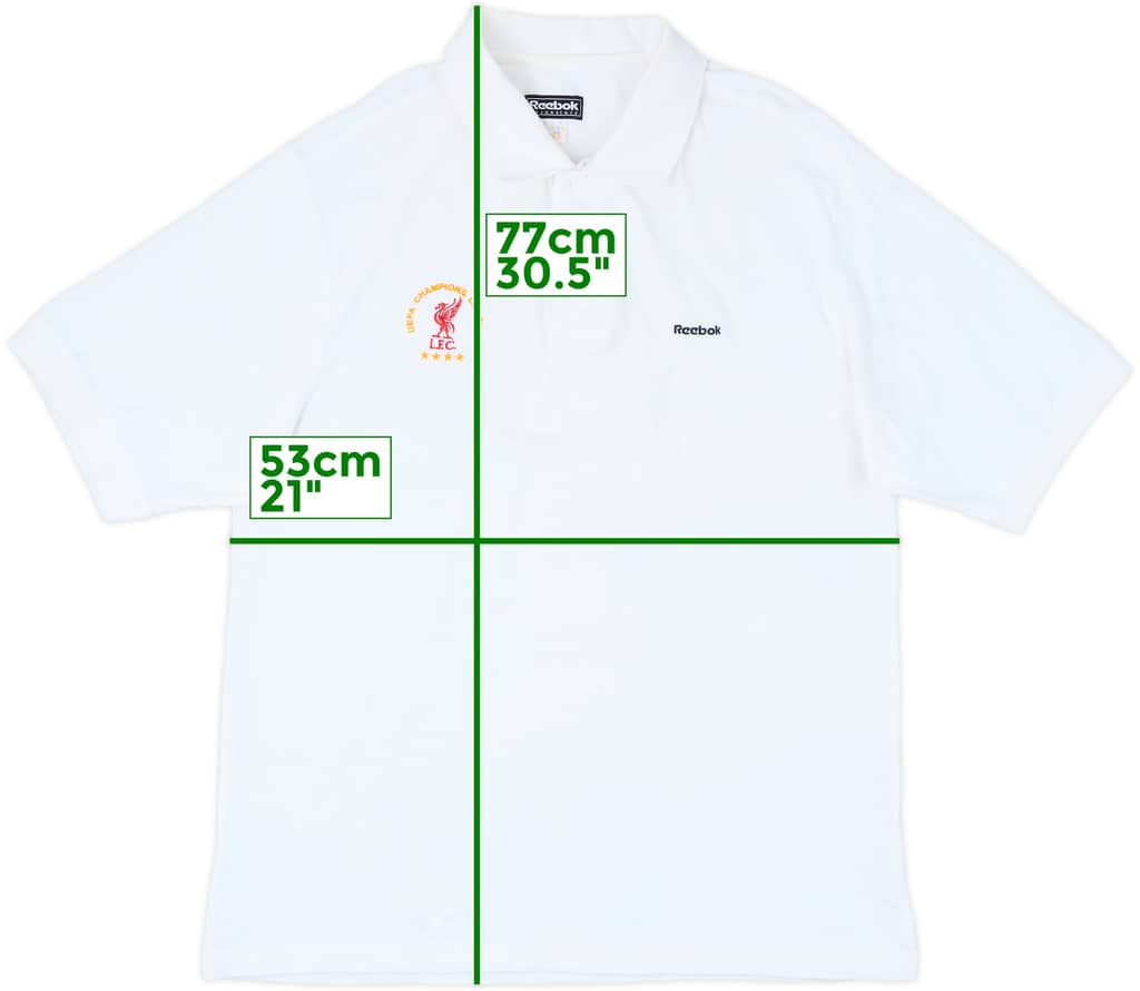 2000-01 Liverpool 'Champions League' Reebok Polo Shirt - 7/10 - (XL)