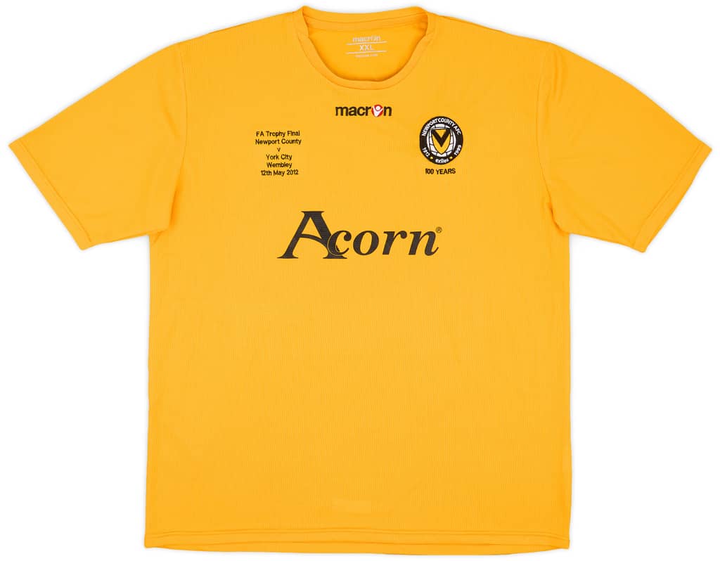 2012 Newport County FA Trophy Final Shirt - 8/10 - (XXL)