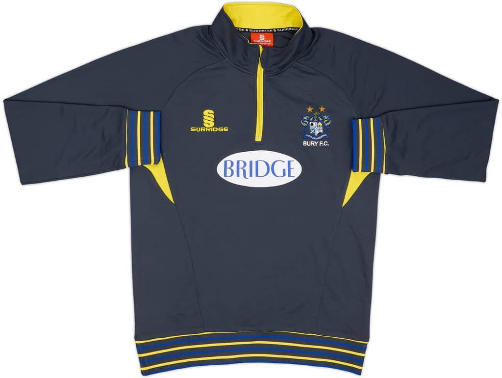 2011-12 Bury Surridge 1/4 Zip Training Top - 8/10 - (L)