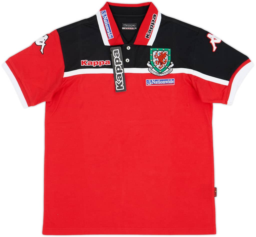 2004-06 Wales Kappa Player Issue Polo Shirt (L)