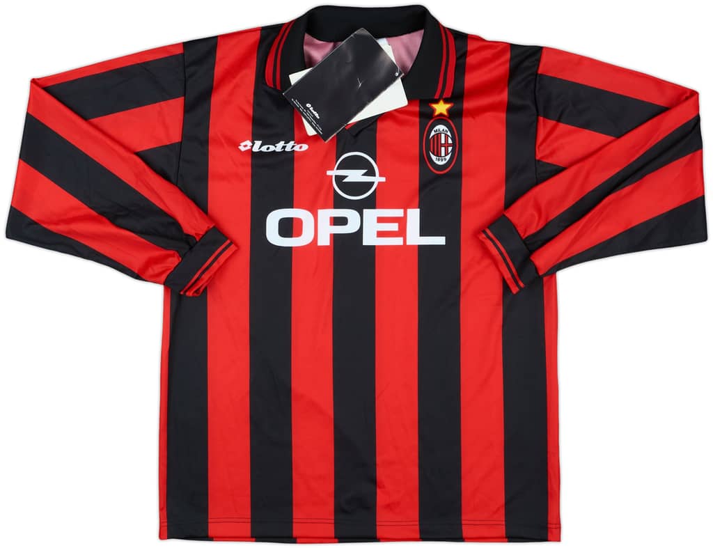 1997-98 AC Milan Basic Home L/S Shirt (L)
