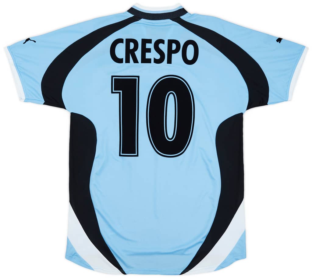 2000-01 Lazio Home Shirt Crespo #10 - 7/10 - (L)