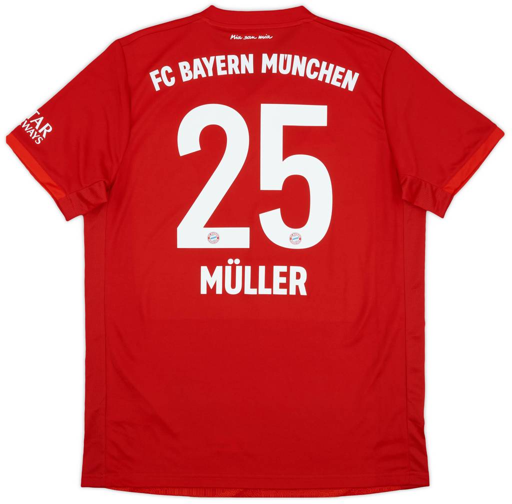2019-20 Bayern Munich Home Shirt Muller #25 - 8/10 - (L)