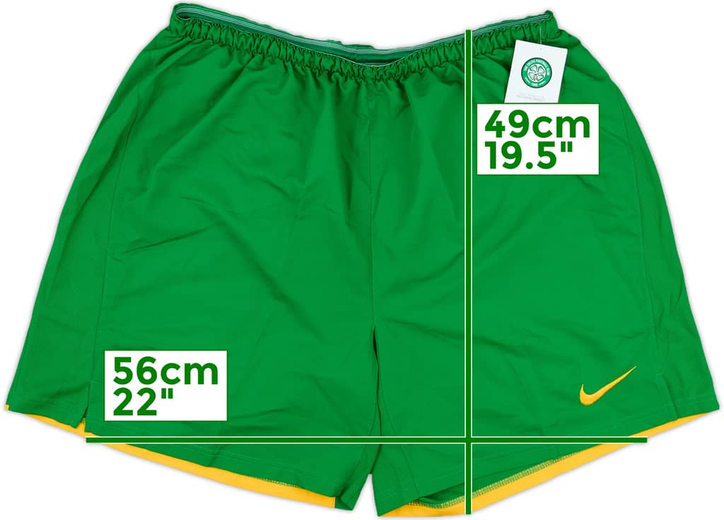 2008-09 Celtic Away Shorts (XXL)