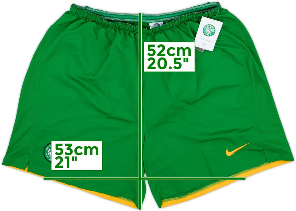 2008-09 Celtic Away Shorts (XXL)