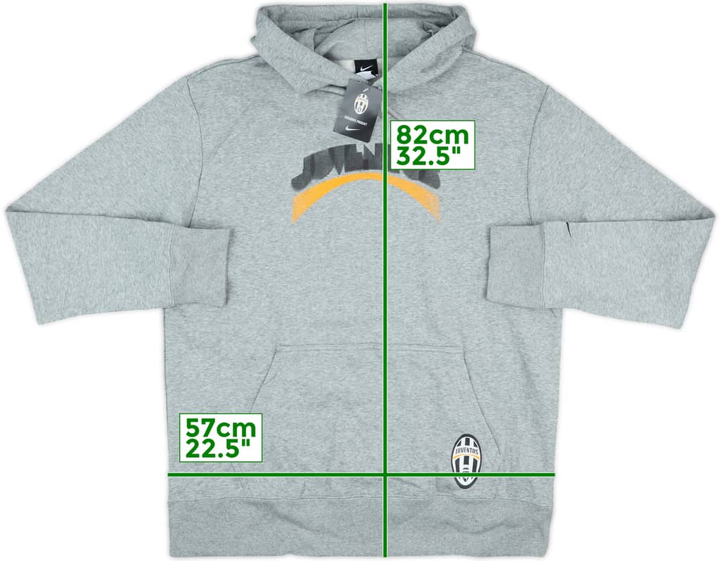 2010-11 Juventus Nike Hooded Sweat Top (XL)