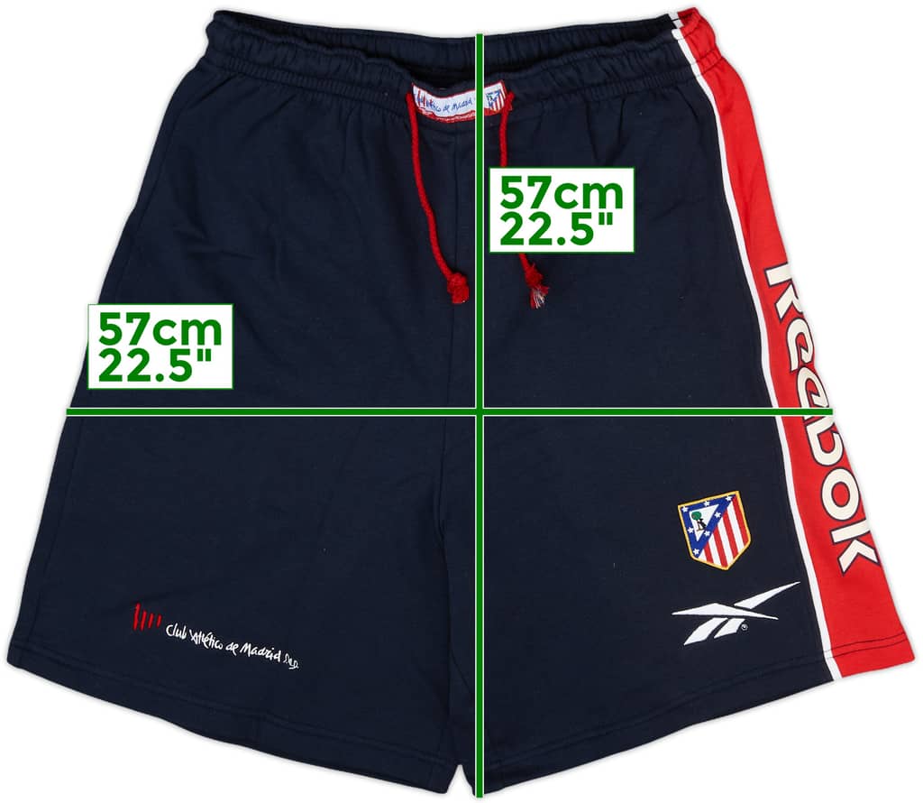 1998-99 Atletico Madrid Reebok Training Shorts (XL)